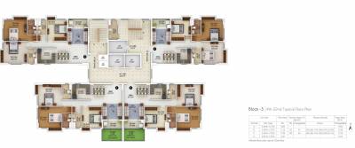 Block 3 4th To 22nd Floor Cluster Plan 5th-avenue Block 3 4th To 22nd Floor Cluster Plan