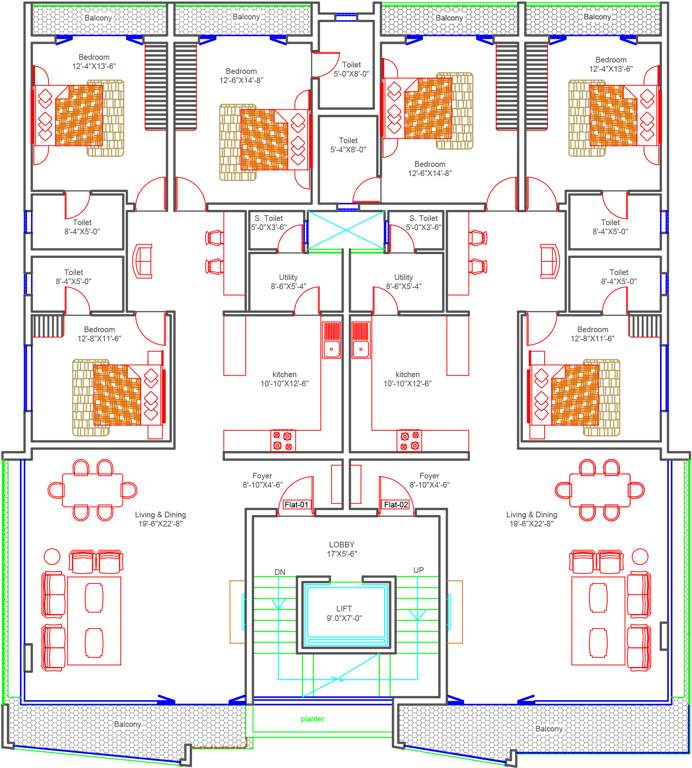  urban oasis Images for Cluster Plan of Redifice Urban Oasis