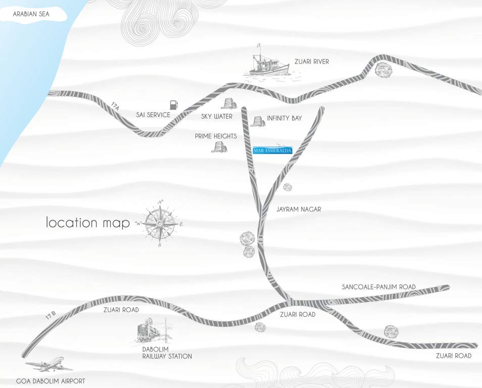  mar esmeralda Images for Location Plan of Kolte Patil Mar Esmeralda