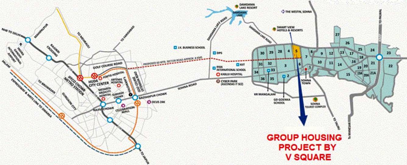 Images for Location Plan of V Square Viva County