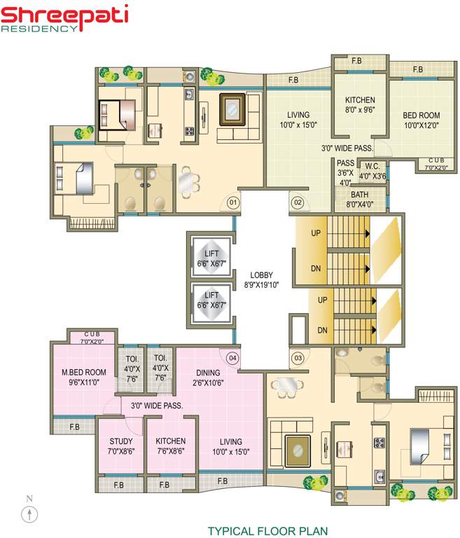 Images for Cluster Plan of Ashirwad Shreepati Residency