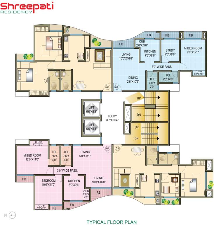 Images for Cluster Plan of Ashirwad Shreepati Residency