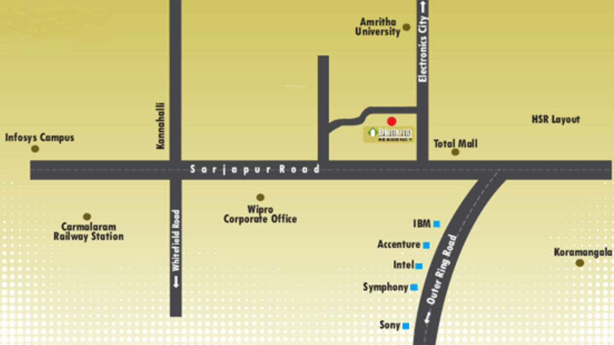  residency Images for Location Plan of Diamond Developers Residency