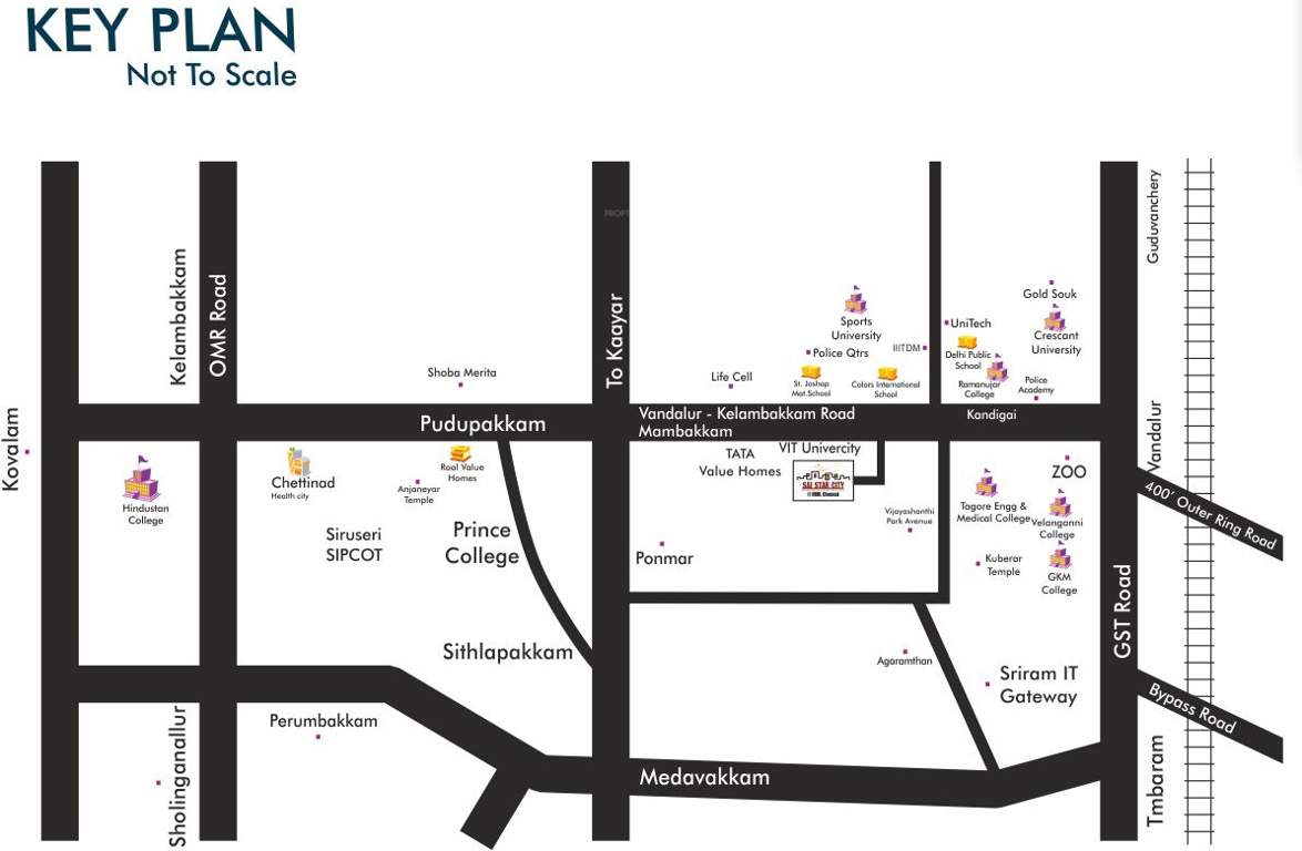 Images for Location Plan of MS Sai Star City Phase 1