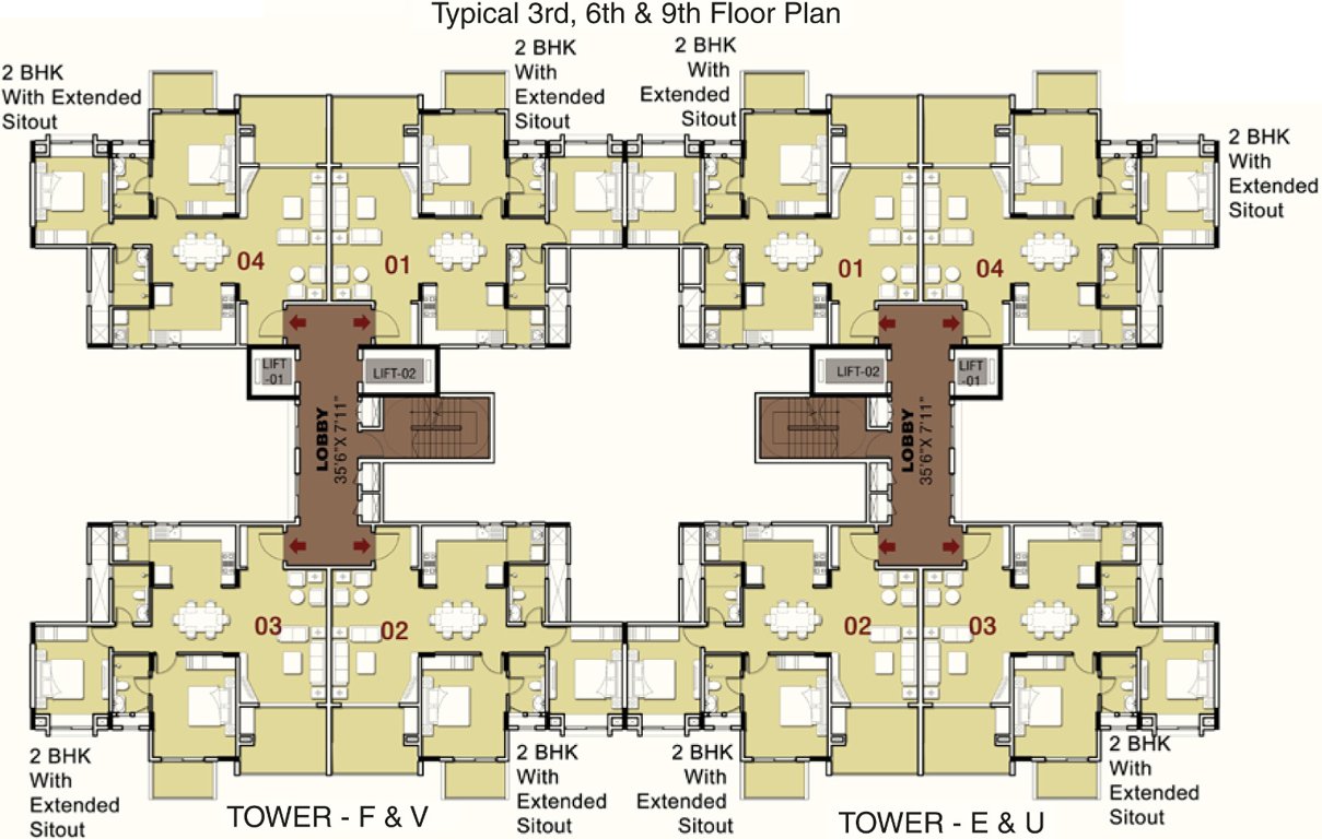 Images for Cluster Plan of Ozone Urbana Avenue