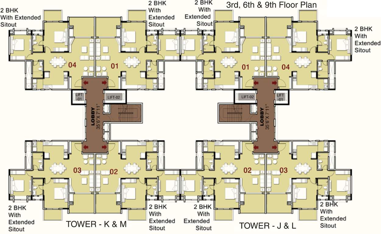 Images for Cluster Plan of Ozone Urbana Avenue