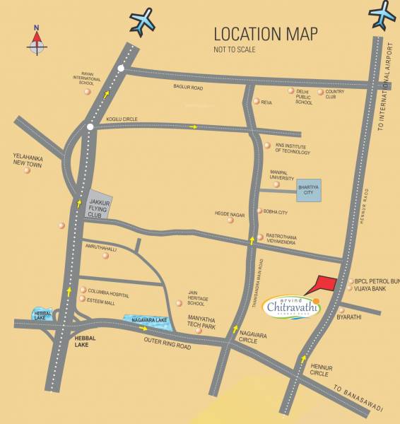 Images for Location Plan of Arvind Chitravathi