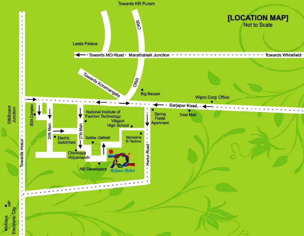 mythri Images for Location Plan of Myspace Mythri