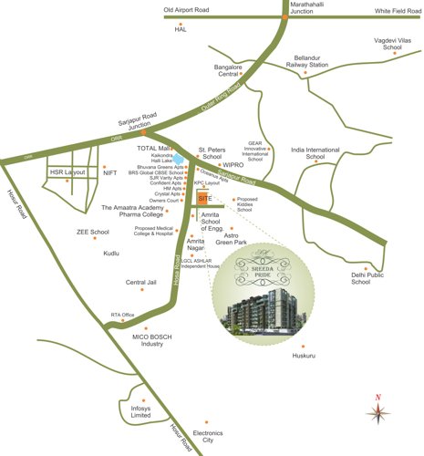 Images for Location Plan of Sreeda Pride pride Images for Location Plan of Sreeda Pride