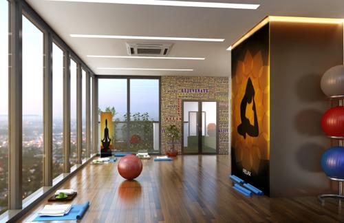 Yoga/ Meditation Area breeze Yoga/ Meditation Area