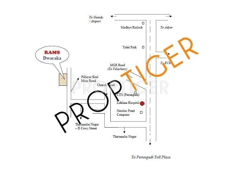 Images for Location Plan of Rams Builders Dwaraka