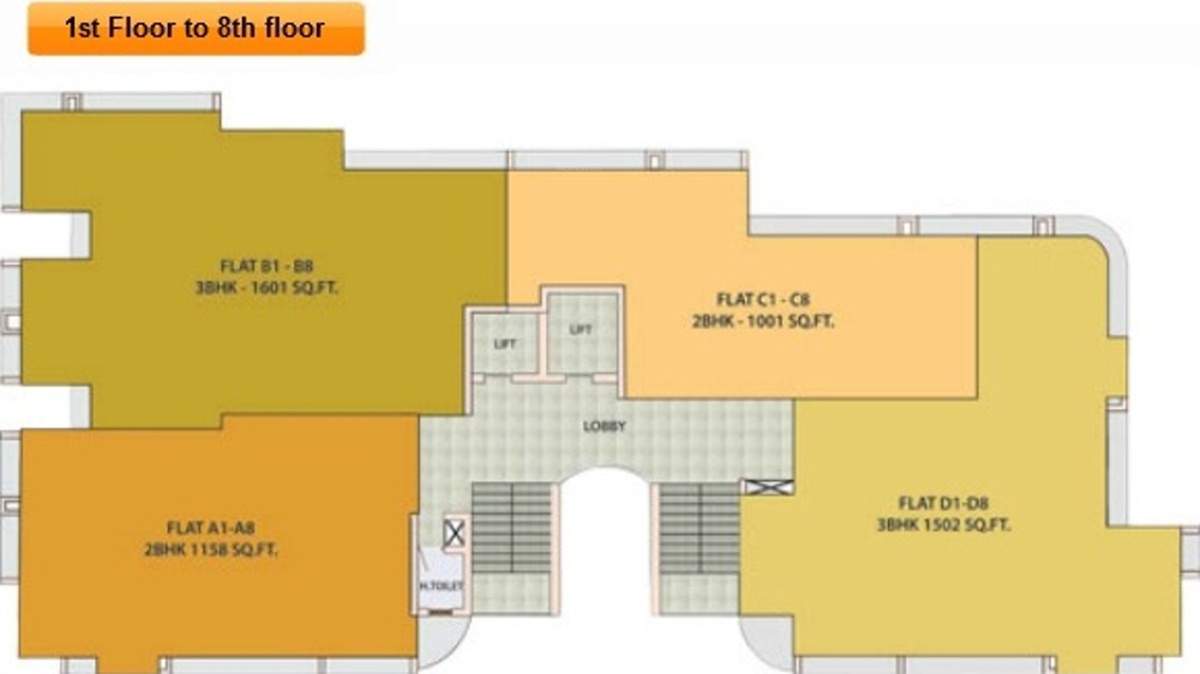 Images for Cluster Plan of TBPL Meghna Residency