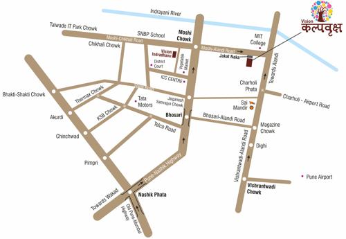Images for Location Plan of Vision Kalpavriksha Images for Location Plan of Vision Kalpavriksha