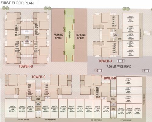 Images for Cluster Plan of Shree Radhe Shyam Avenue