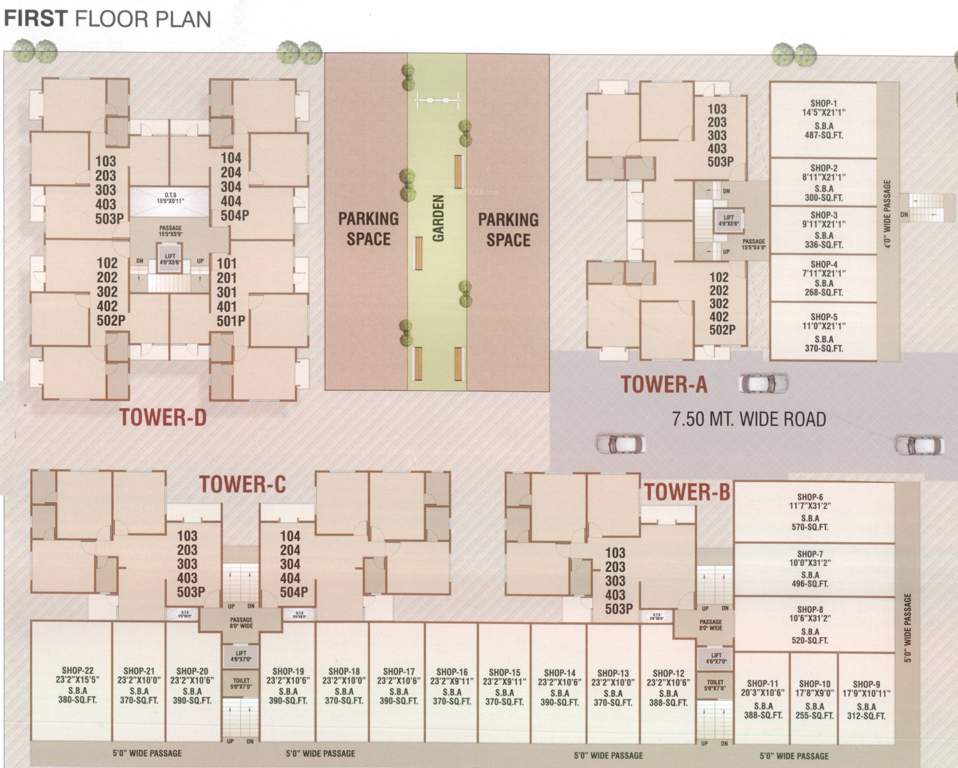Images for Cluster Plan of Shree Radhe Shyam Avenue