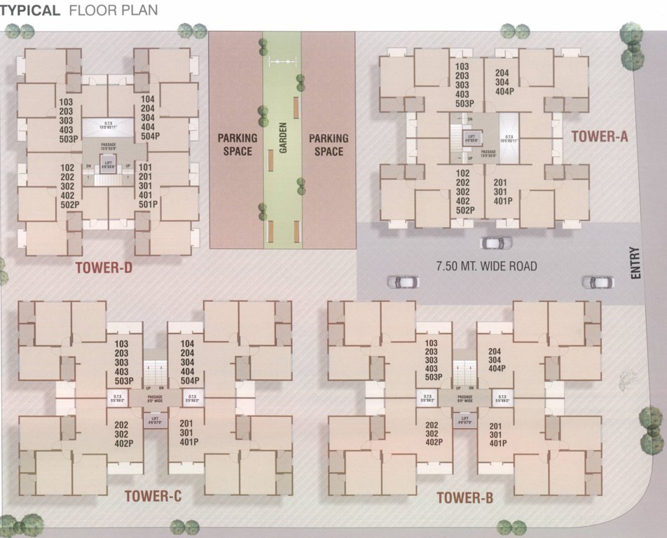 Images for Cluster Plan of Shree Radhe Shyam Avenue