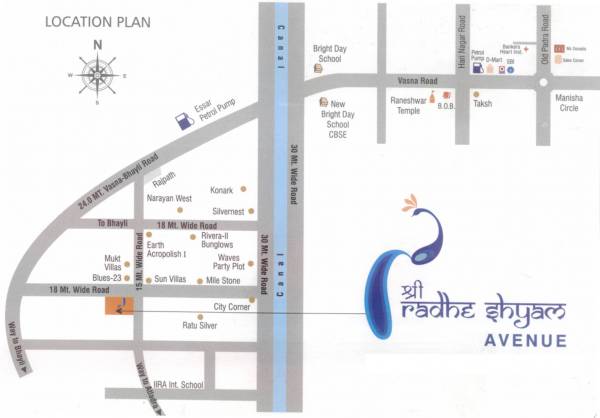 Images for Location Plan of Shree Radhe Shyam Avenue