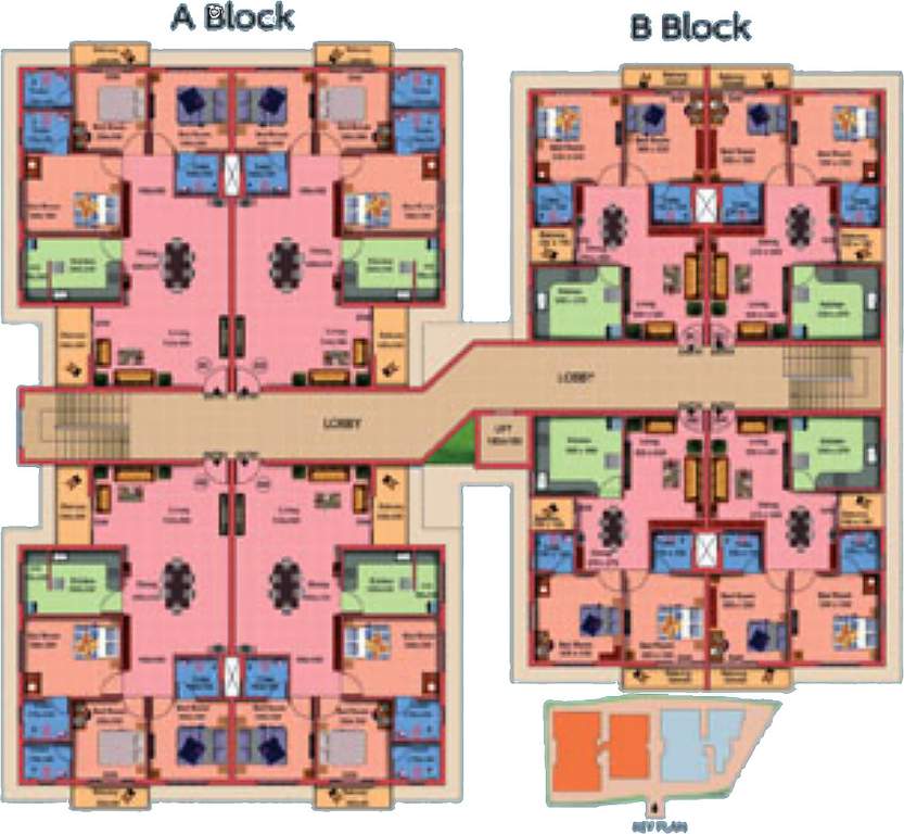 Images for Cluster Plan of Poorna Vysyan Paradise