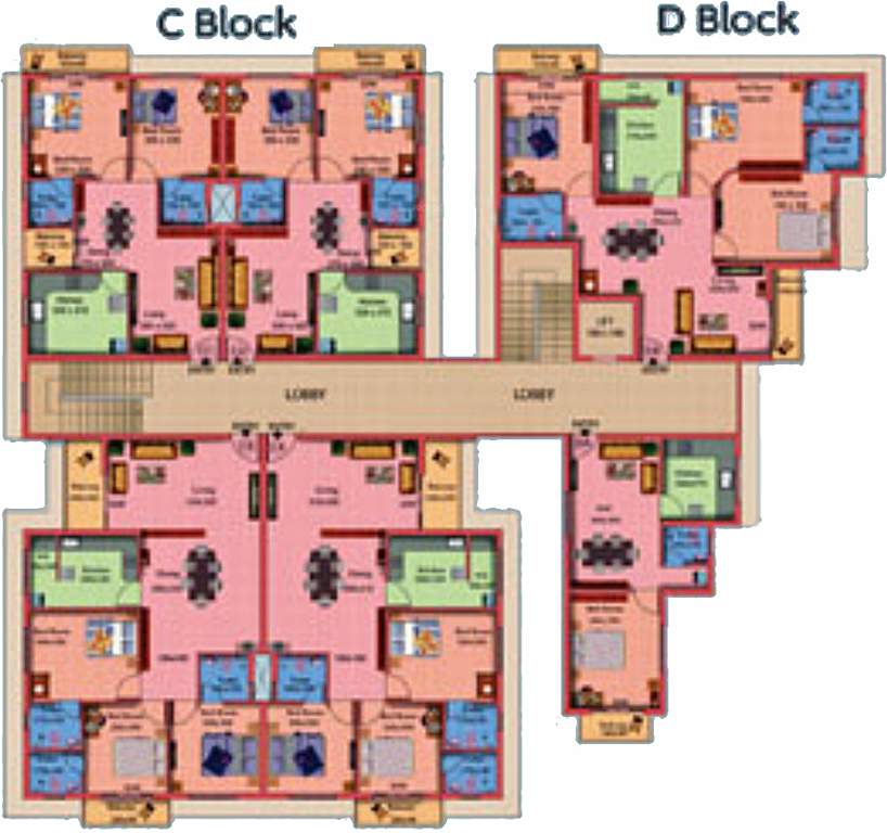 Images for Cluster Plan of Poorna Vysyan Paradise