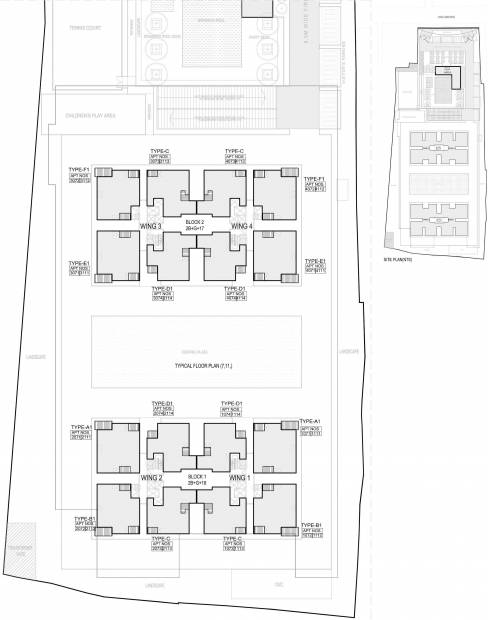  palm-court Images for Cluster Plan of Sobha Palm Court