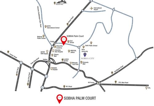 Images for Location Plan of Sobha Palm Court