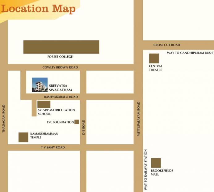 Images for Location Plan of Sreevatsa Swagatham