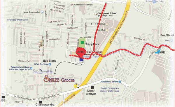 Images for Location Plan of Sai Sumukha Properties Smilee Greens