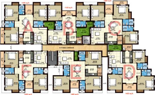  thiruvanmyur-h38 Images for Cluster Plan of Kgeyes Thiruvanmyur H38