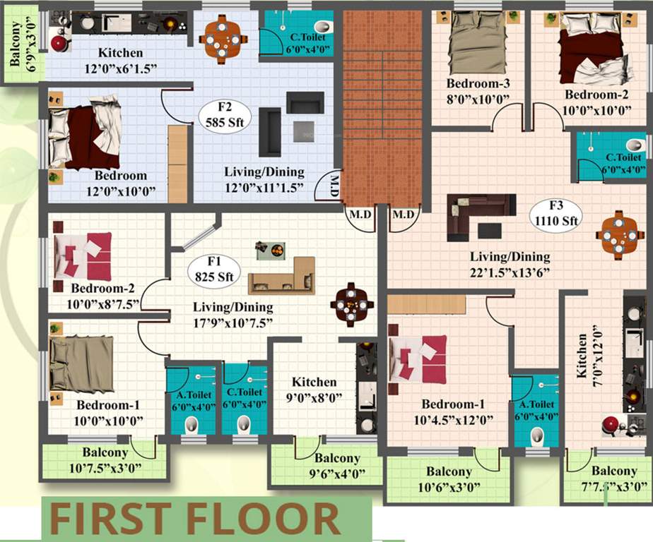 Images for Cluster Plan of Jaba Lords Presence