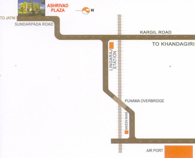 Images for Location Plan of Ajiban Ashrivad Plaza