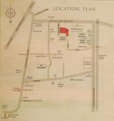  prachi-bunglows Images for Location Plan of Pavan Prachi Bunglows