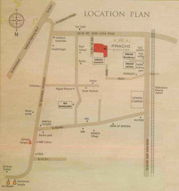 Images for Location Plan of Pavan Prachi Bunglows
