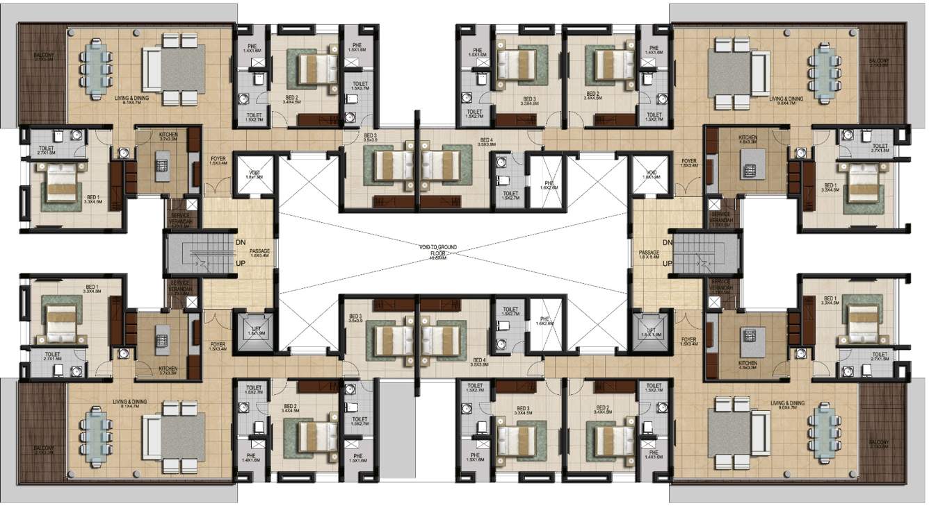 Images for Cluster Plan of Casagrand Marina Bay
