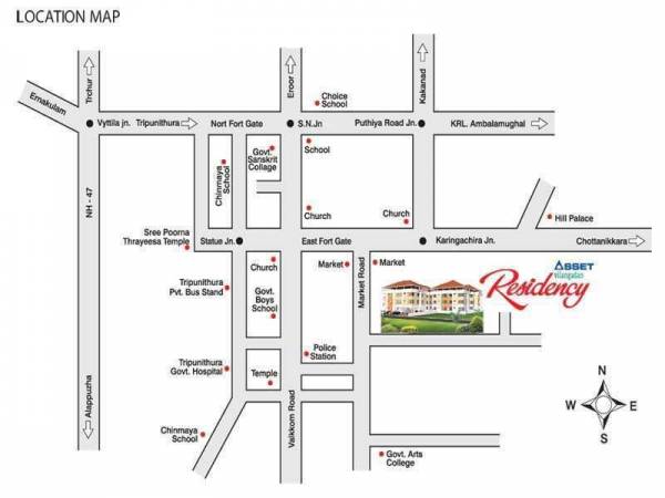 vilangadan-residency Location Plan