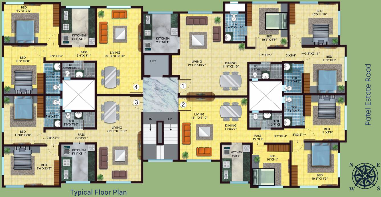 Images for Cluster Plan of Dipti Vishvaprem Co Operative Housing Society Limited