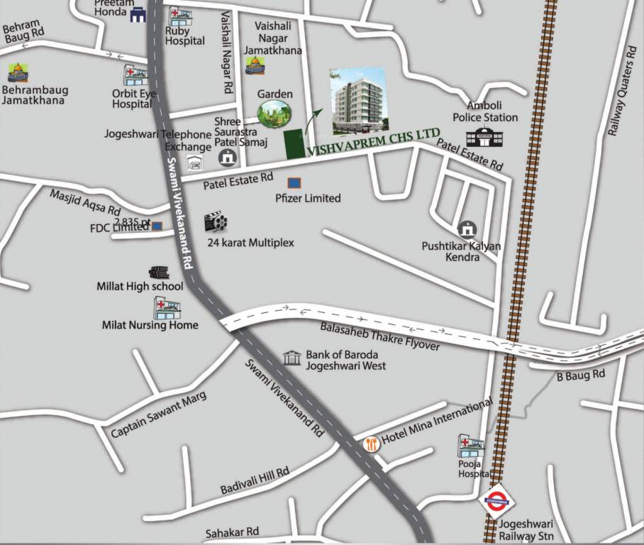 Images for Location Plan of Dipti Vishvaprem Co Operative Housing Society Limited