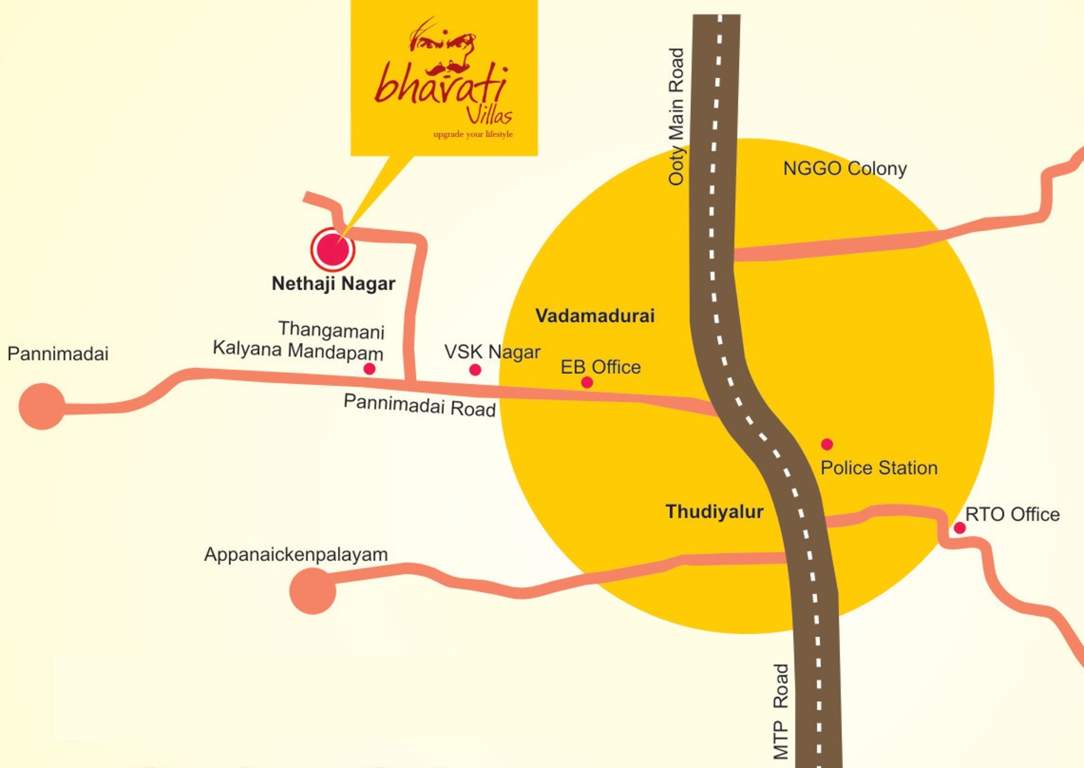 Images for Location Plan of Saishri Constructions Bharati Villas