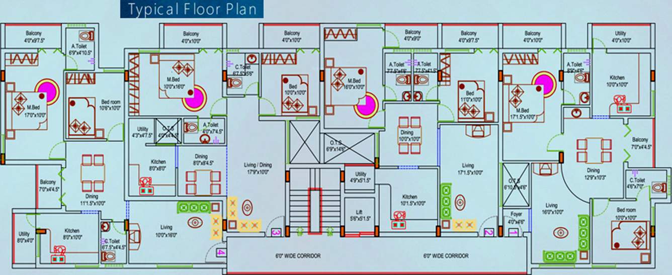 Images for Cluster Plan of Aishwarya Queens Mead