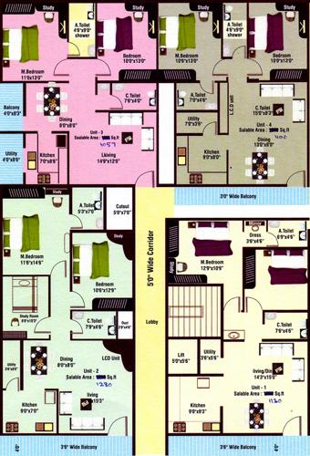 Images for Cluster Plan of  SM Sai Residency