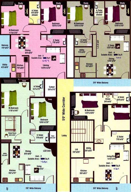 Images for Cluster Plan of  SM Sai Residency