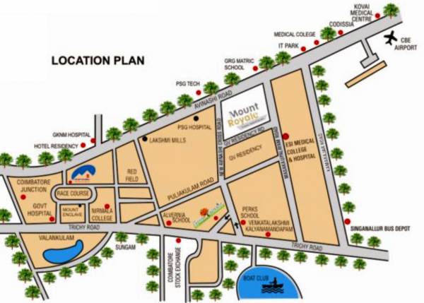 mount-housing royale Location Plan
