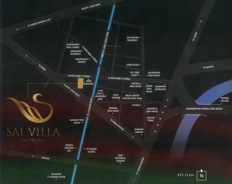 villas Images for Location Plan of Sai Villas