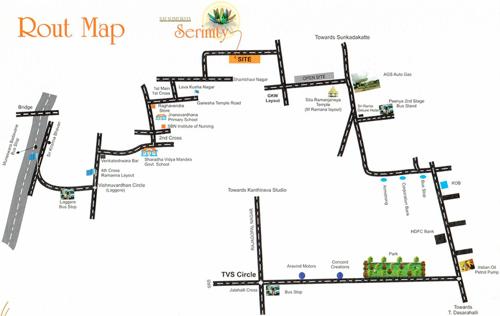  serinity Images for Location Plan of Sai Sumukha Properties Serinity