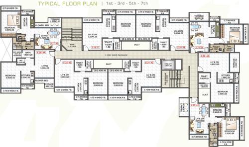 Images for Cluster Plan of Shreeji Aura Venus Tower