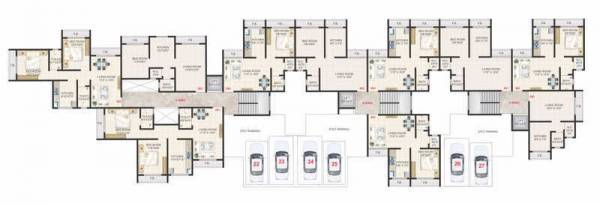  vatsal-paradise Wing A Cluster Plan