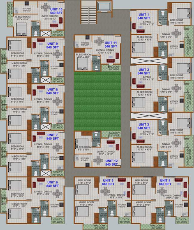  ridge Images for Cluster Plan of Prabhavathi Ridge
