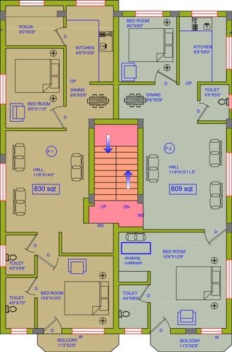 Images for Cluster Plan of Sekaran Carlton House