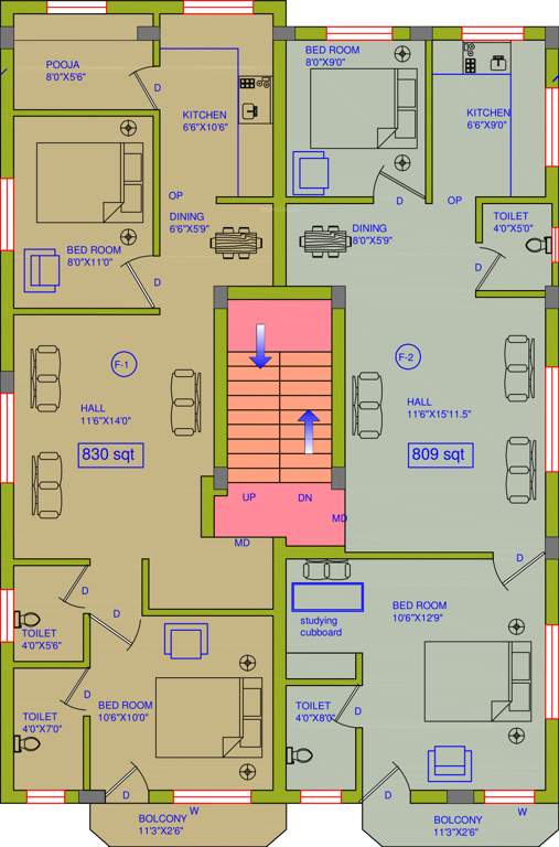 Images for Cluster Plan of Sekaran Carlton House