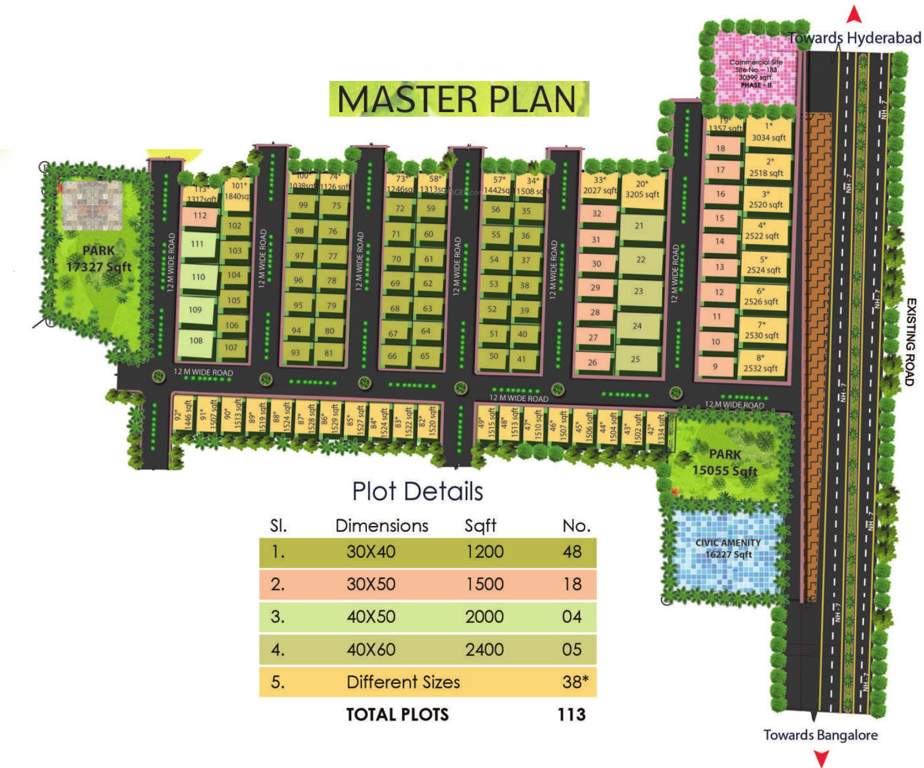 Images for Layout Plan of Jupiter Commanders Tangram 9th Avenue