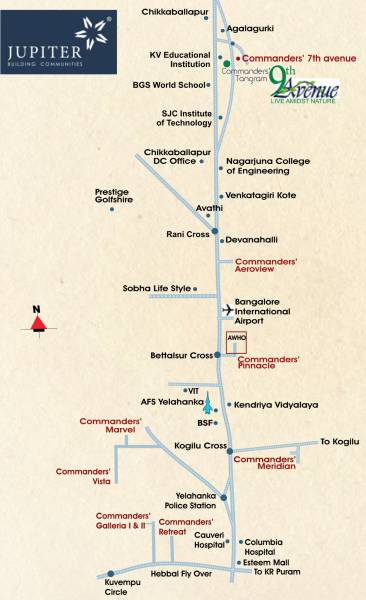 Images for Location Plan of Jupiter Commanders Tangram 9th Avenue